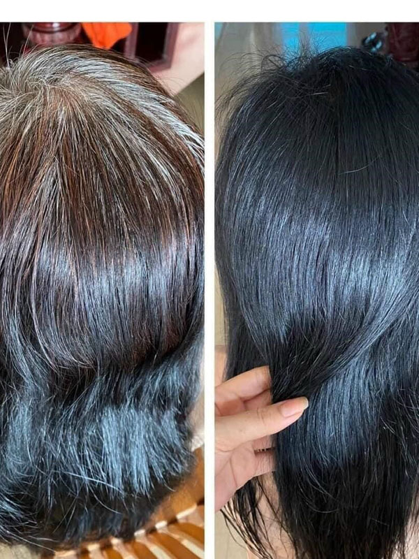 #3 Cách nhuộm phủ bạc từ nguyên liệu 100% thiên nhiên, hiệu nghiệm Nhuộm phủ bạc