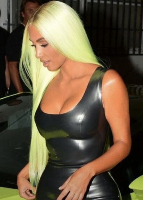 Các kiểu nhuộm màu xanh lá cây bắt trend như sao Hàn Tóc màu xanh lá cây hệt Kim Kardashian-West