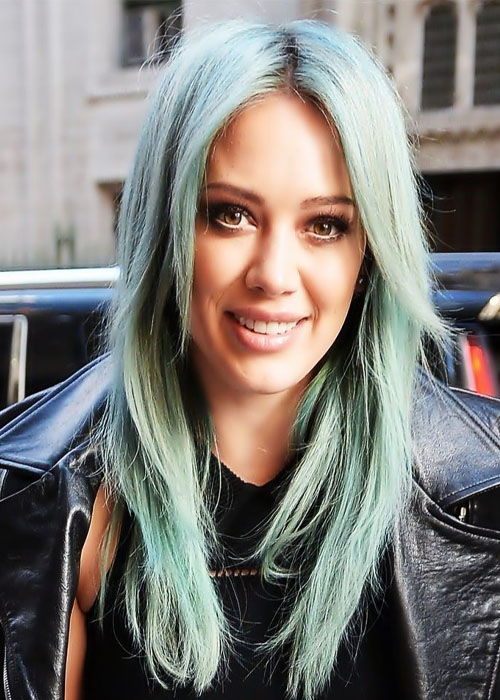 Các kiểu nhuộm màu xanh lá cây bắt trend như sao Hàn Tóc màu xanh lá cây nhạt giống Hilary Duff