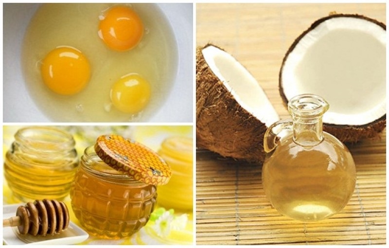 ủ dầu dừa cho tóc và mật ong cho tóc nhanh dài