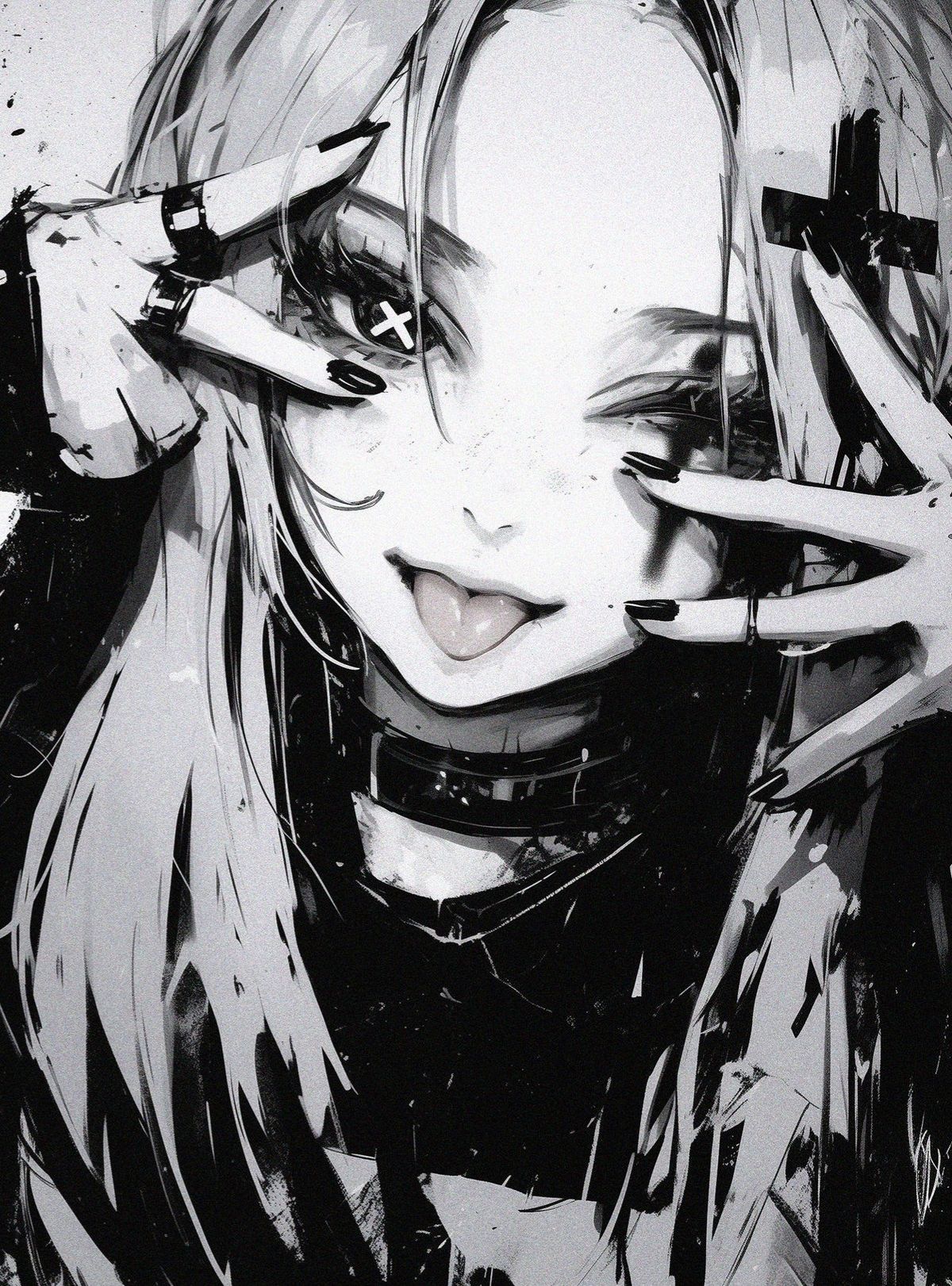 ảnh anime gái ngầu