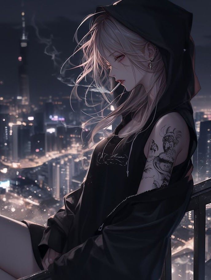 ảnh con gái anime ngầu