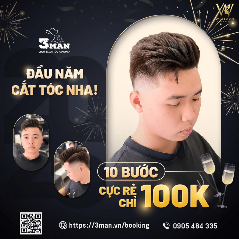 cắt tóc nam Đà Nẵng