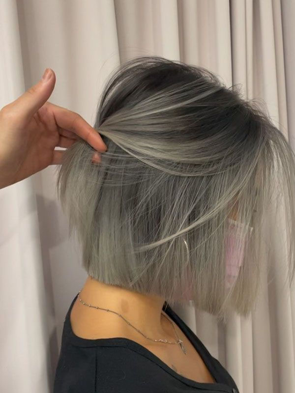 REVIEW 25+ Kiểu tóc bob thẳng | Khiến phái đẹp phát cuồng Tóc bob duỗi thẳng nhuộm Ombre