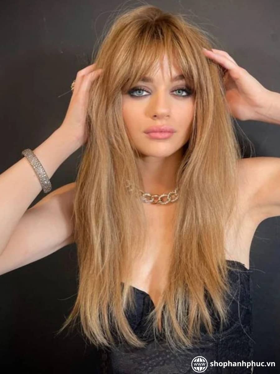 Birkin Bangs + Long Hair