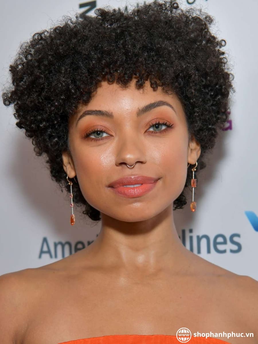 Curly Tapered Cut