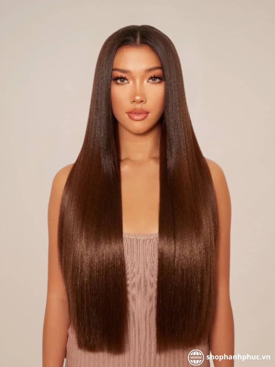 Long Sleek Straight Hair