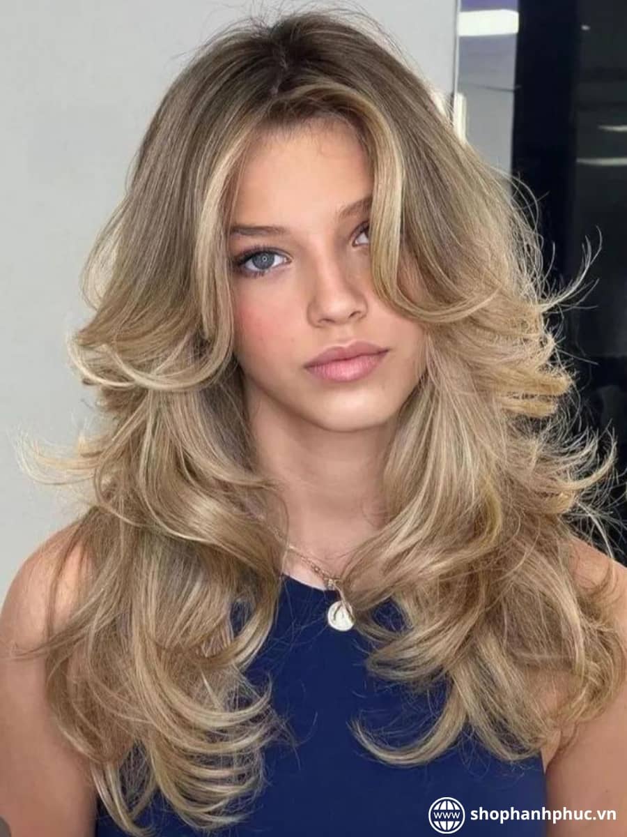 Supermodel Blowout on Long Hair