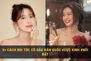 búi tóc cô dâu hàn quốc