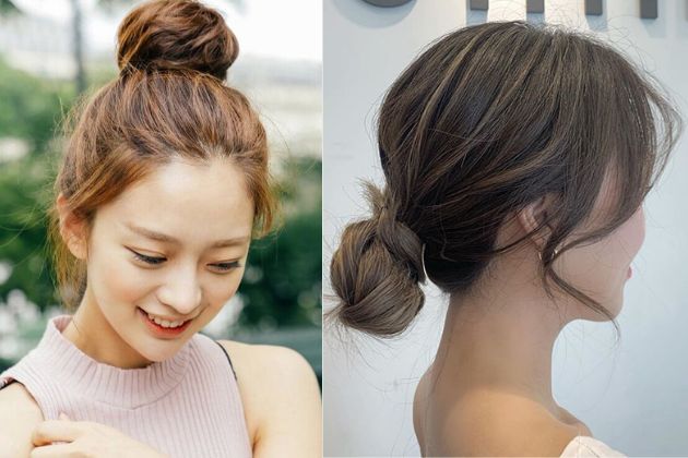 cách búi tóc mùa hè đơn giản
