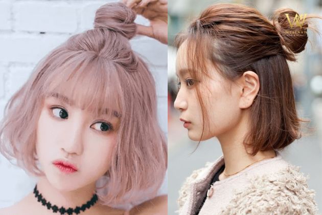 cách búi tóc mùa hè đơn giản