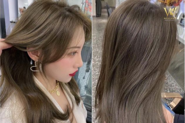 Tóc màu nâu tây lạnh nữ