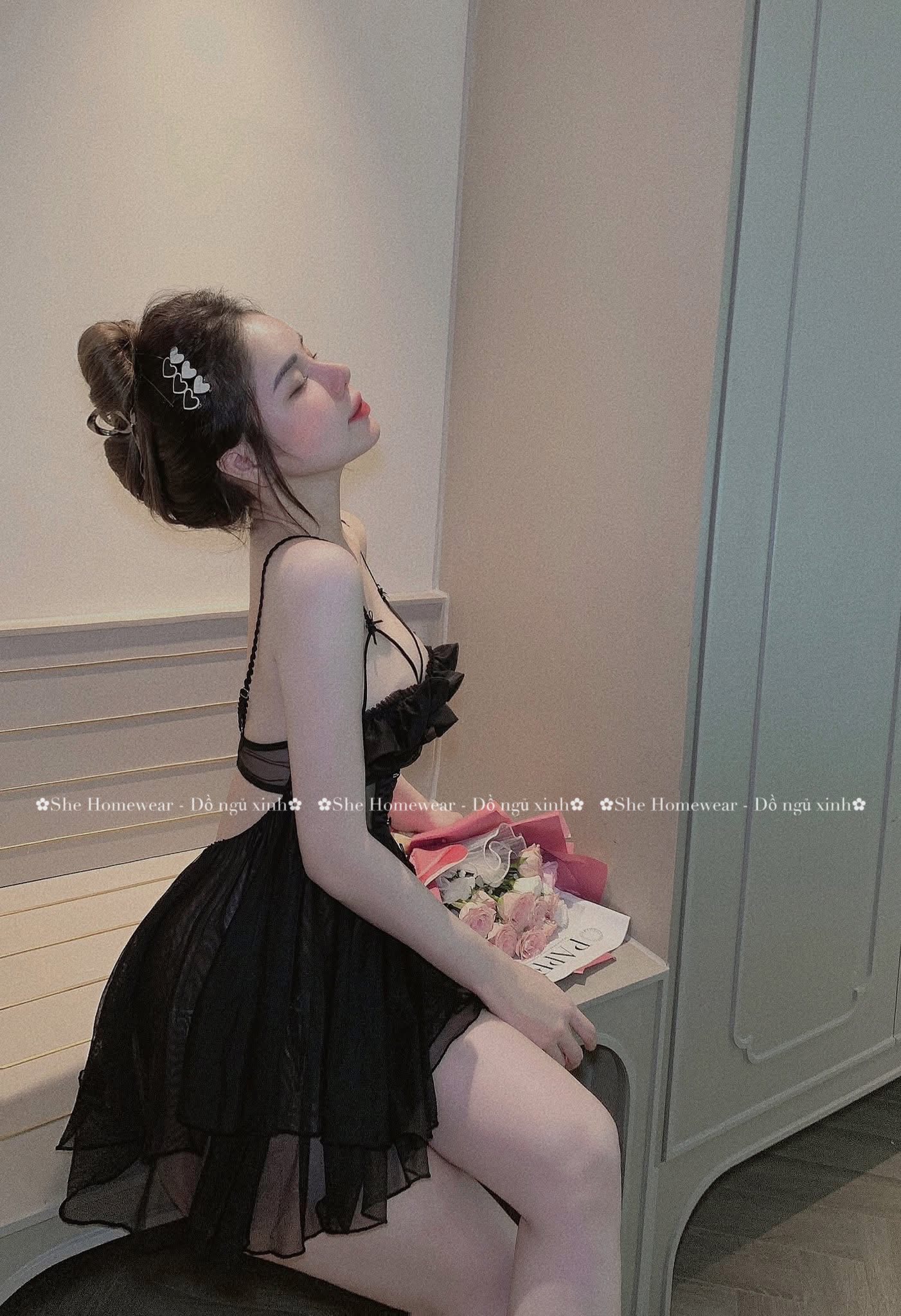gái đẹp mặc đồ ngủ