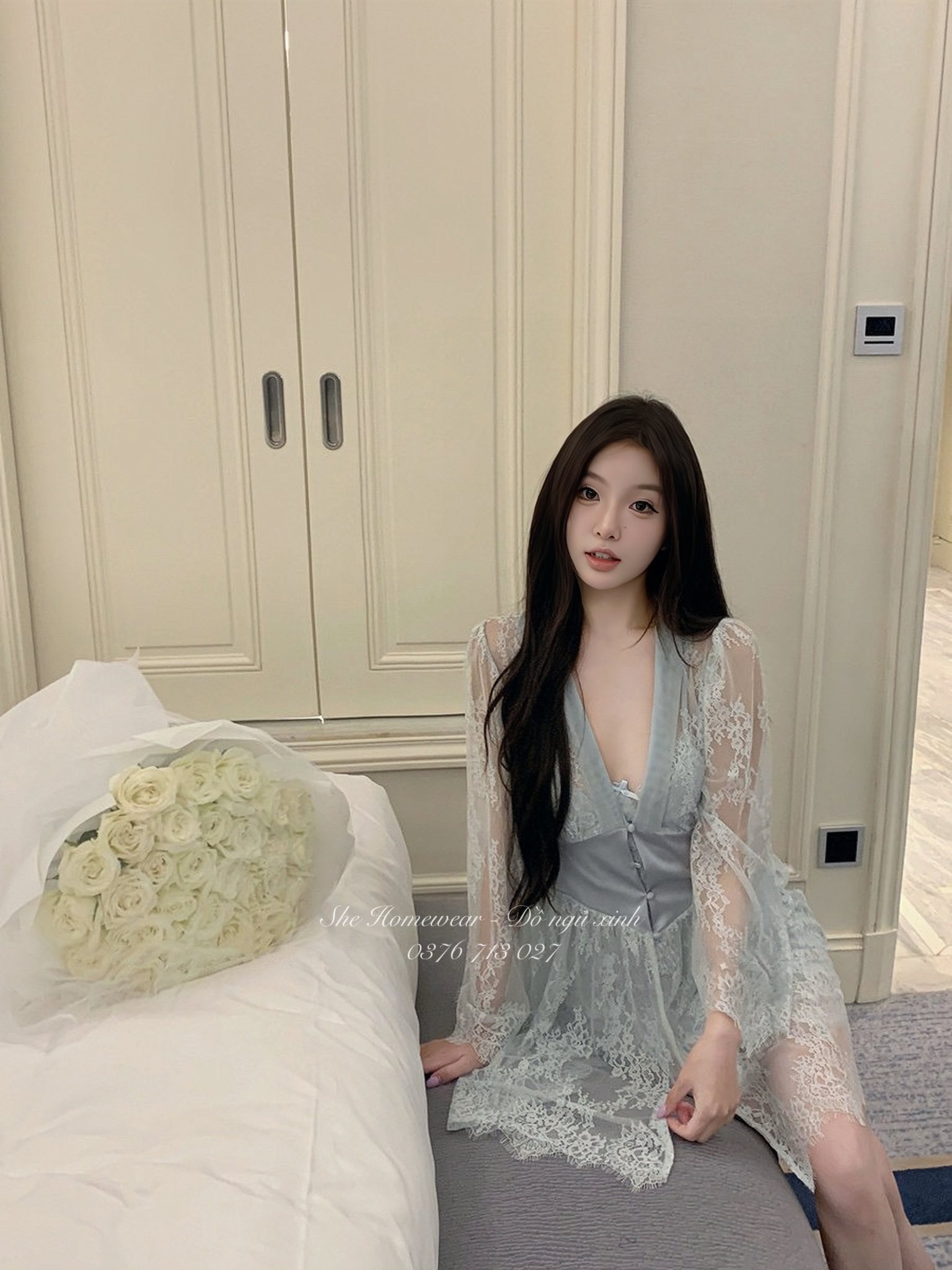 gái đẹp mặc đồ ngủ