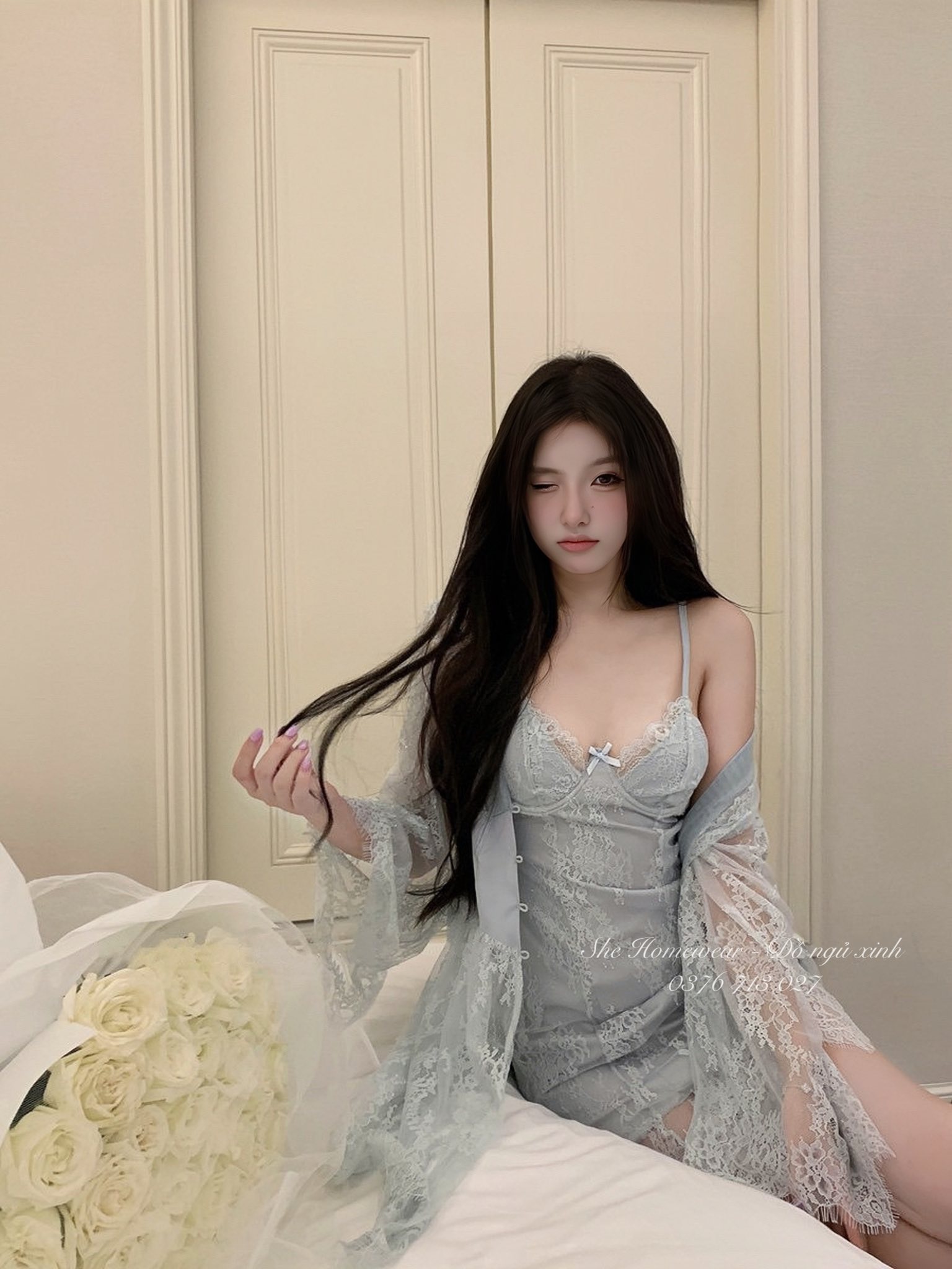 gái đẹp mặc đồ ngủ