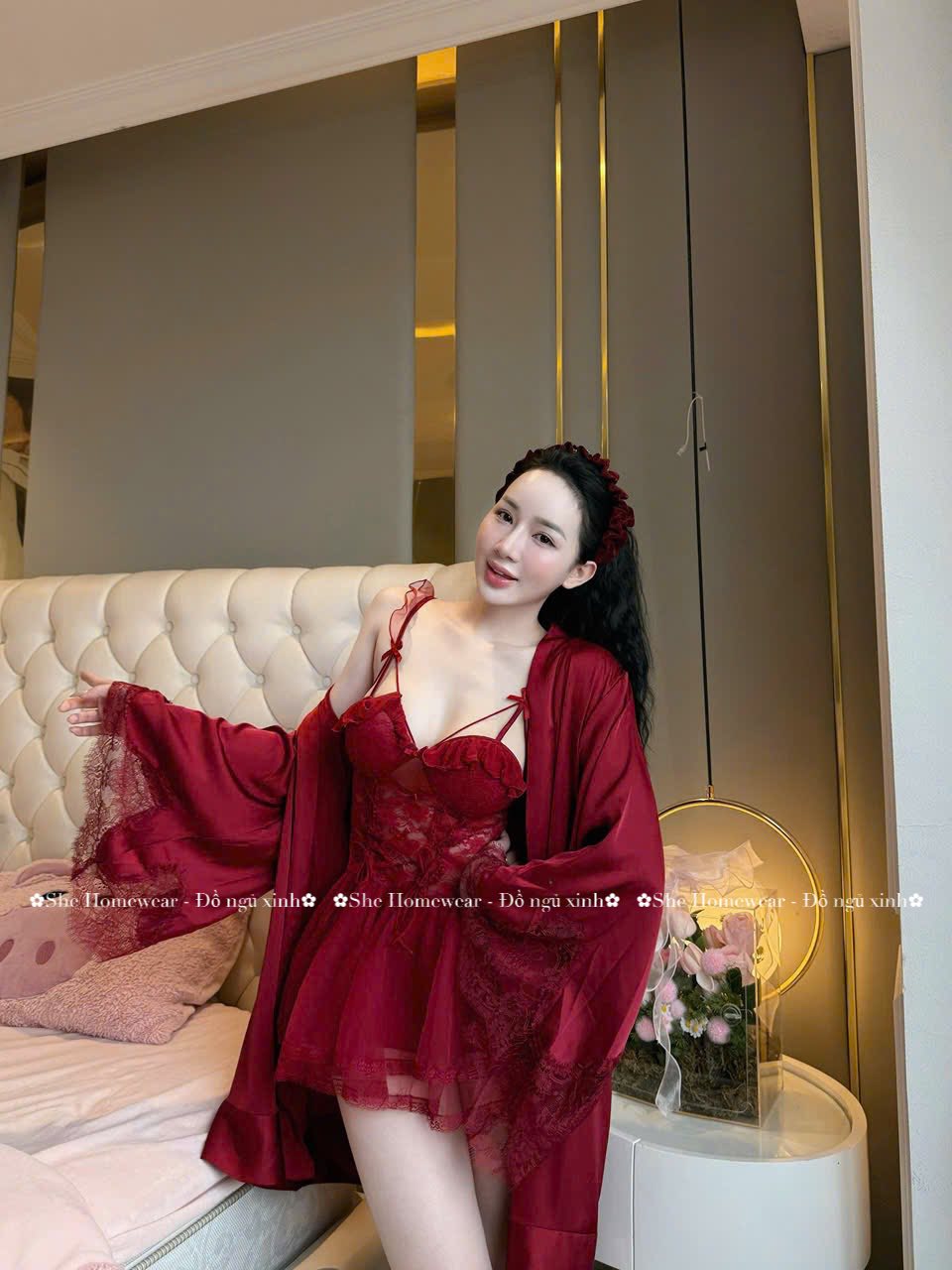 gái đẹp mặc đồ ngủ