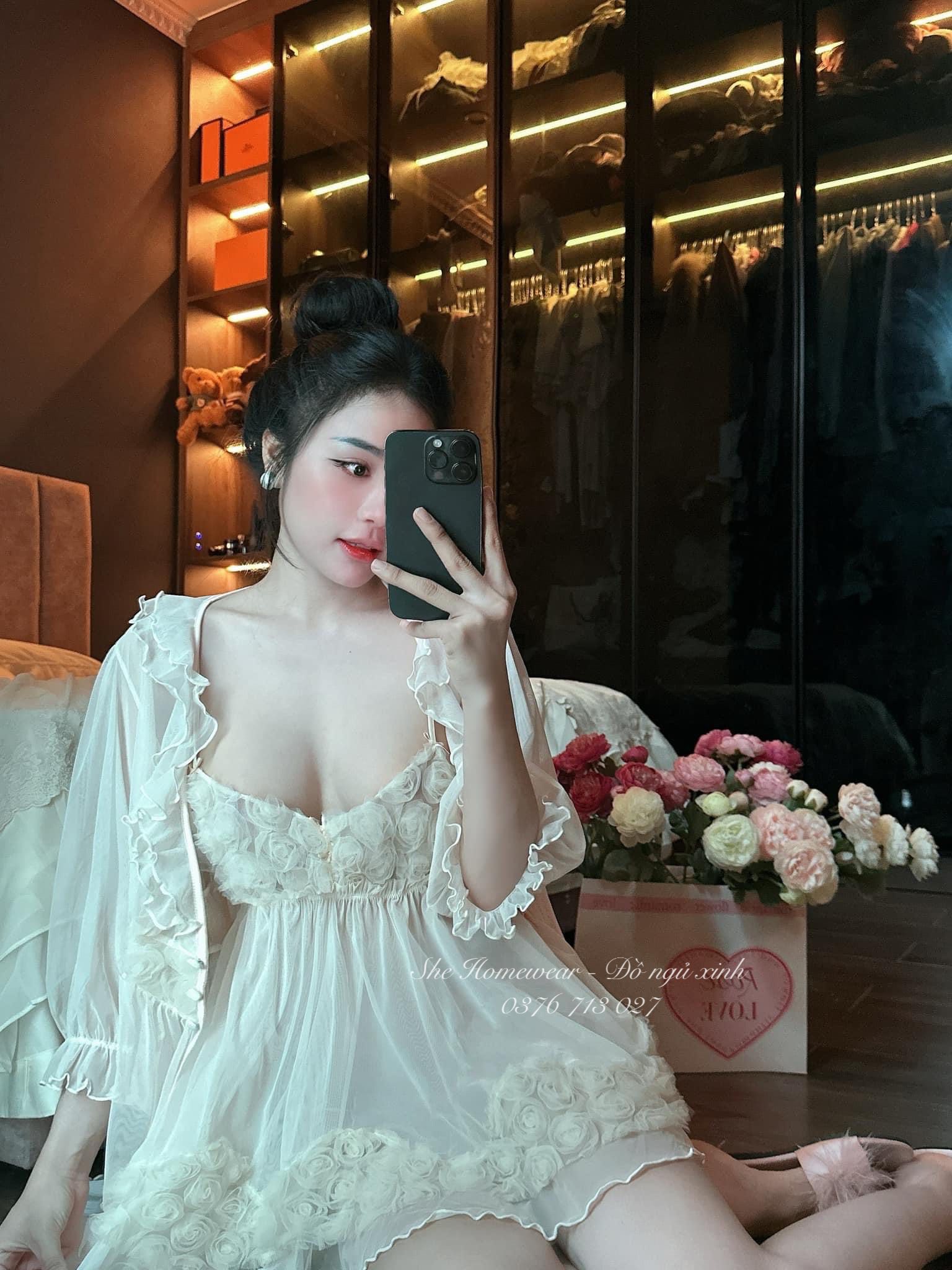 gái đẹp mặc đồ ngủ