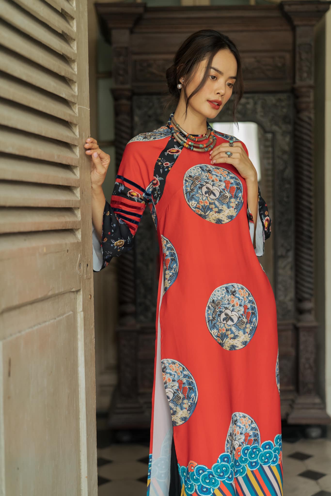 gái xinh mặc áo dài