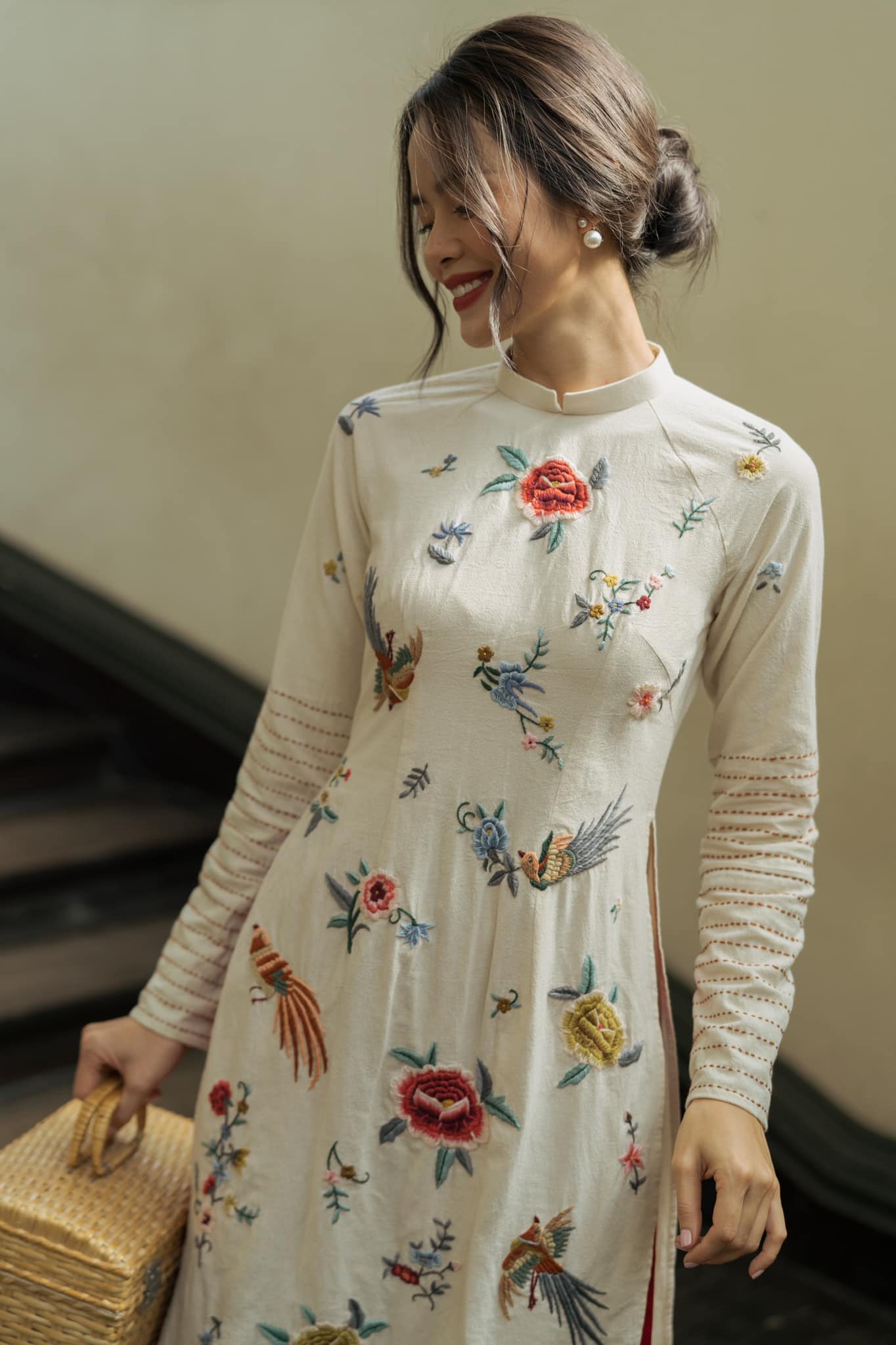 gái xinh mặc áo dài