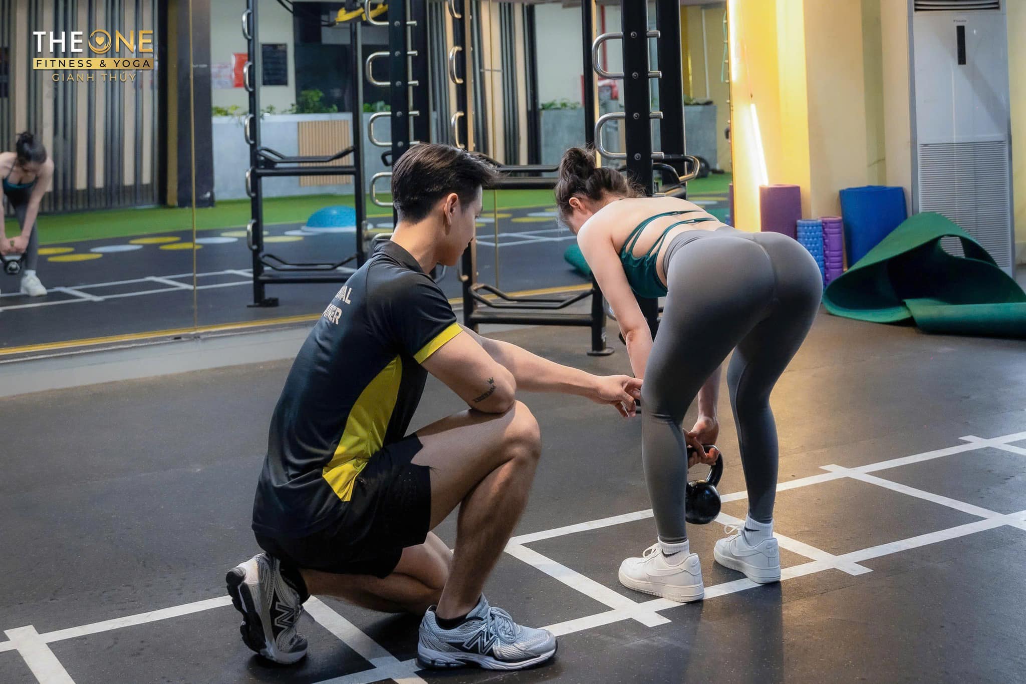 gái xinh tập gym