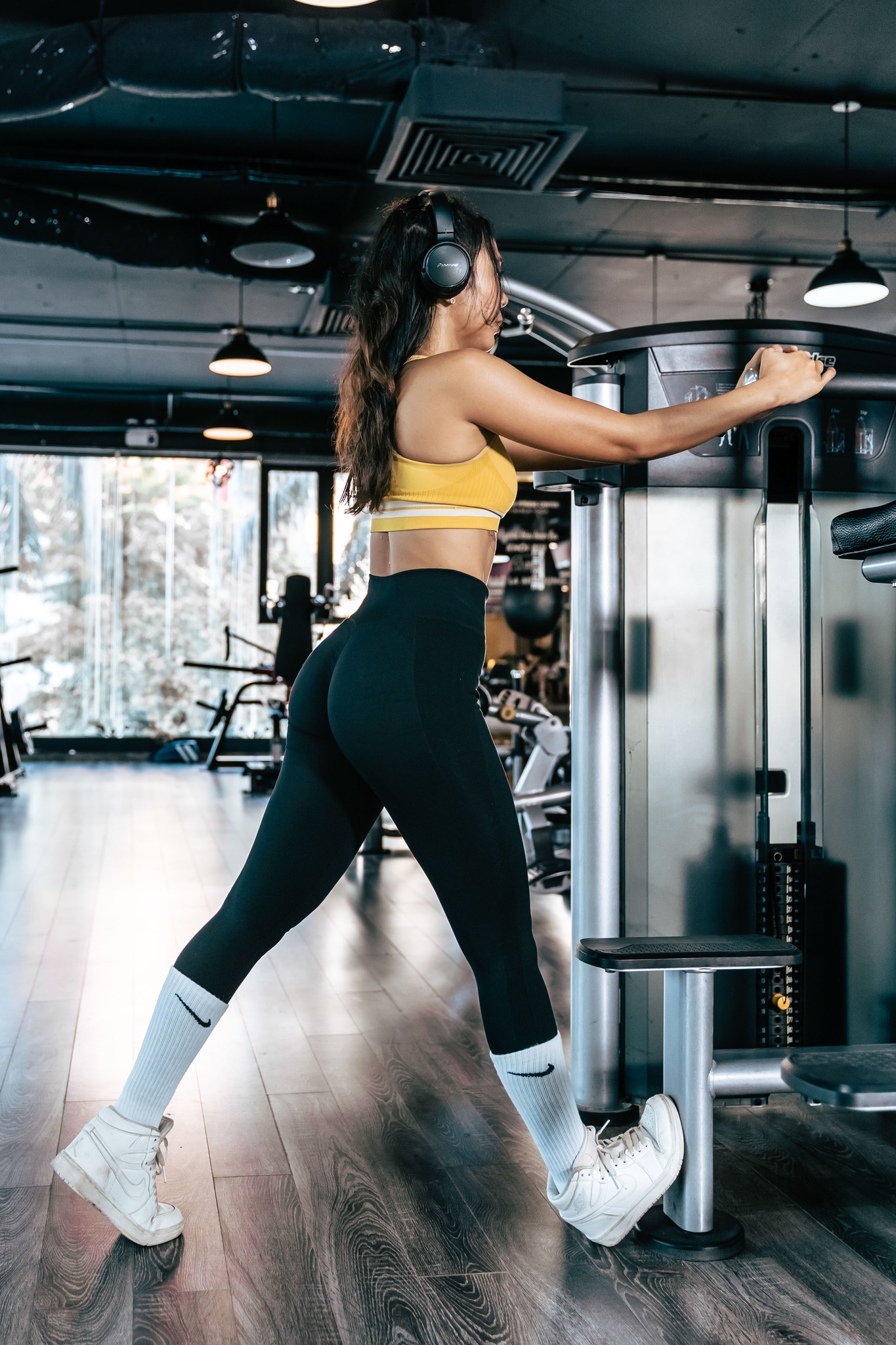 gái xinh tập gym