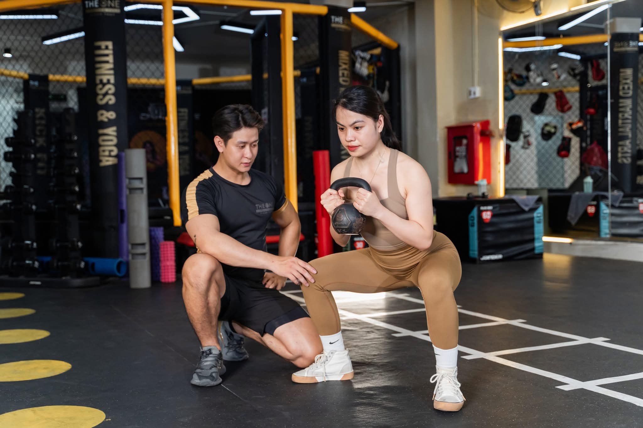 gái xinh tập gym