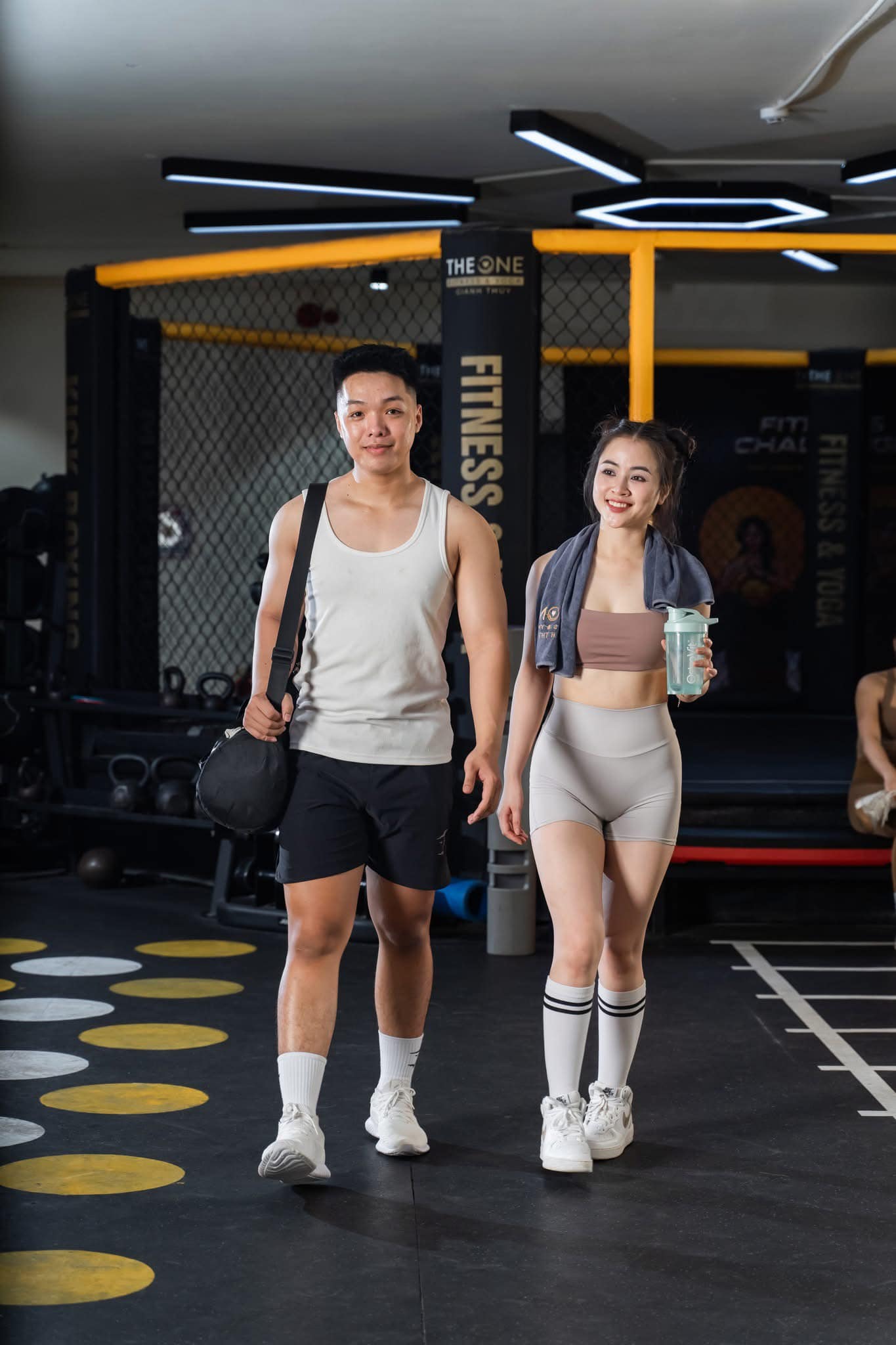 gái xinh tập gym