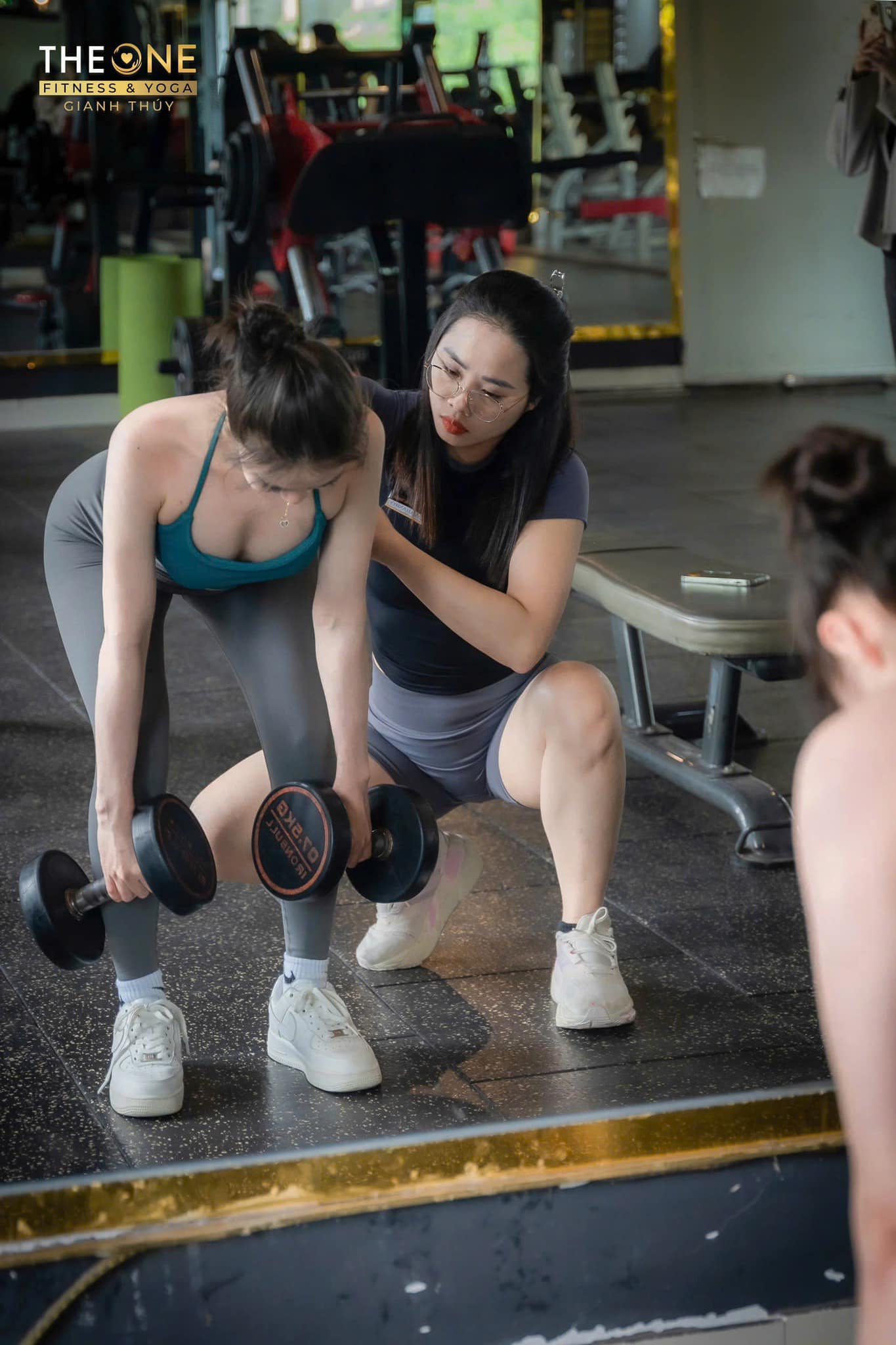 gái xinh tập gym