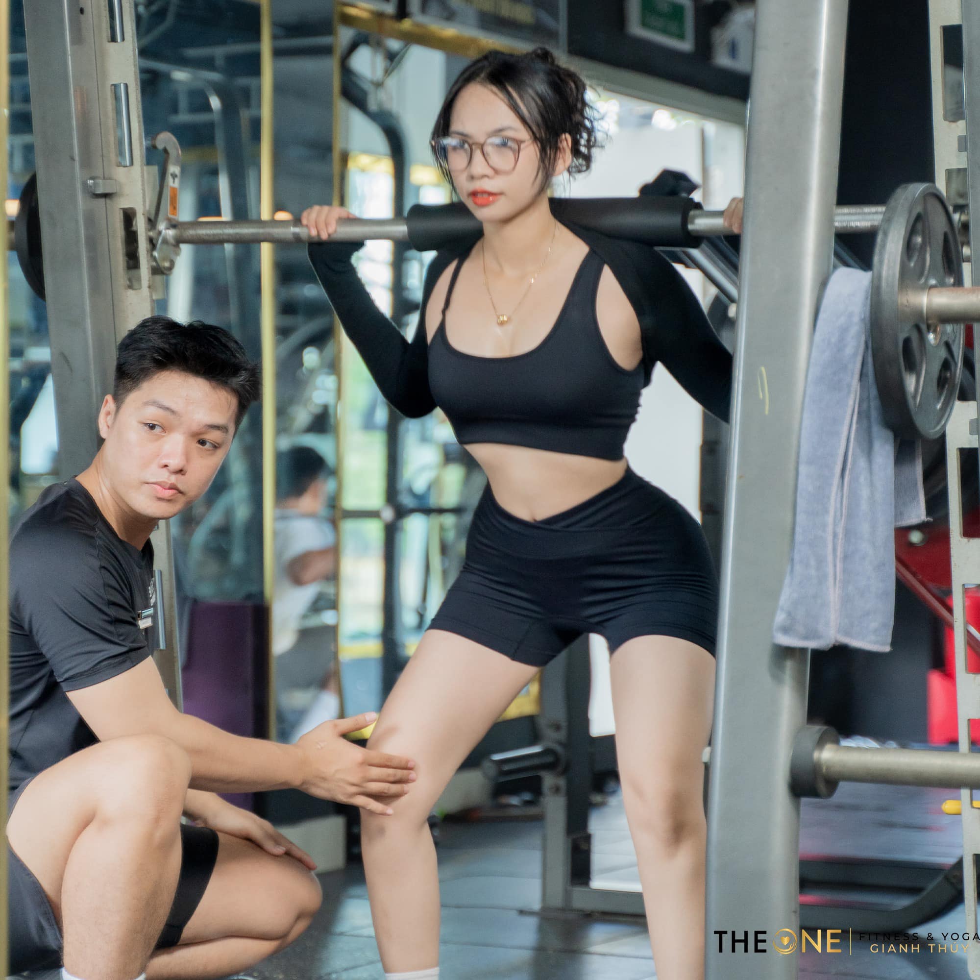 gái xinh tập gym
