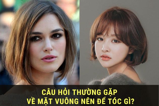 Kiểu tóc cho mặt vuông