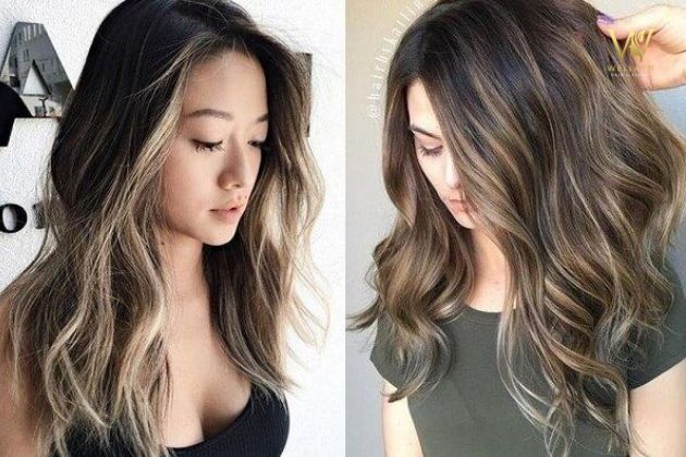 Tóc nâu gẩy light màu nào đẹp
