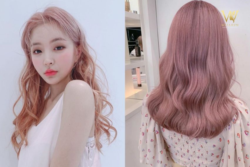 Nâu tây ánh khói hồng độc đáo và khí chất