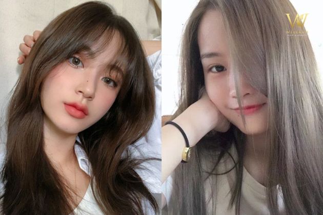 Tóc màu nâu tây lạnh nữ