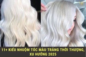 Nhuộm Tóc Màu Trắng