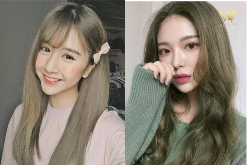 Tóc nâu tây ánh khói phù hợp với kiểu tóc nào?