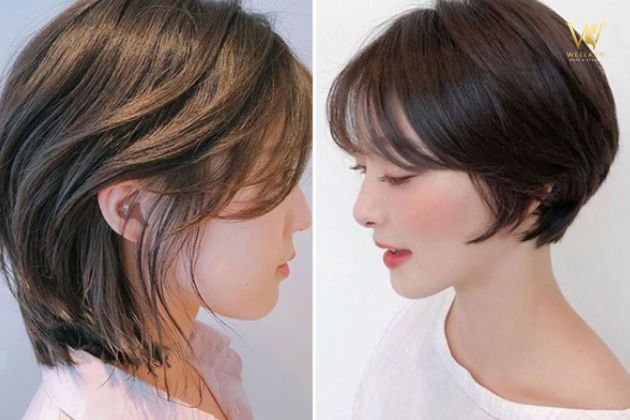 kiểu tóc mullet nữ mặt vuông
