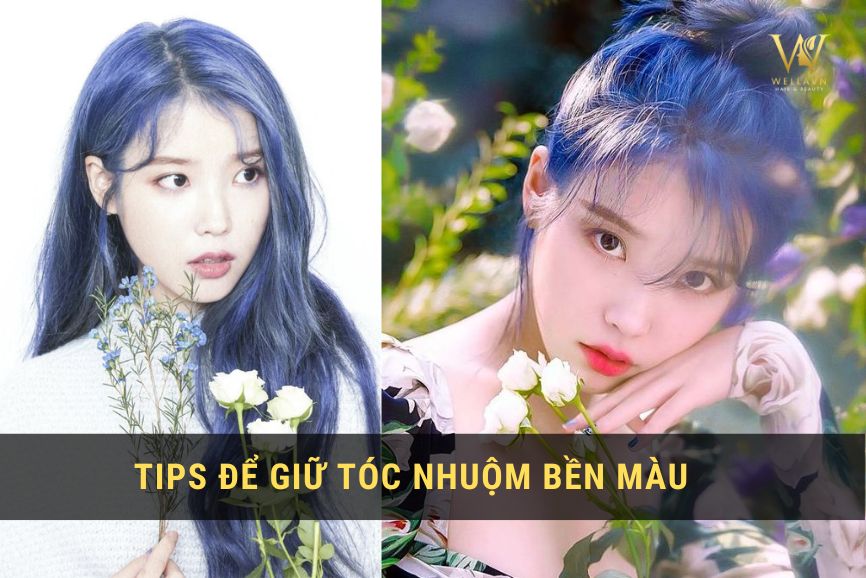 Cách chăm sóc tóc sau khi nhuộm màu xanh đen