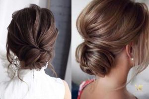 Cách búi tóc cuộn vào trong