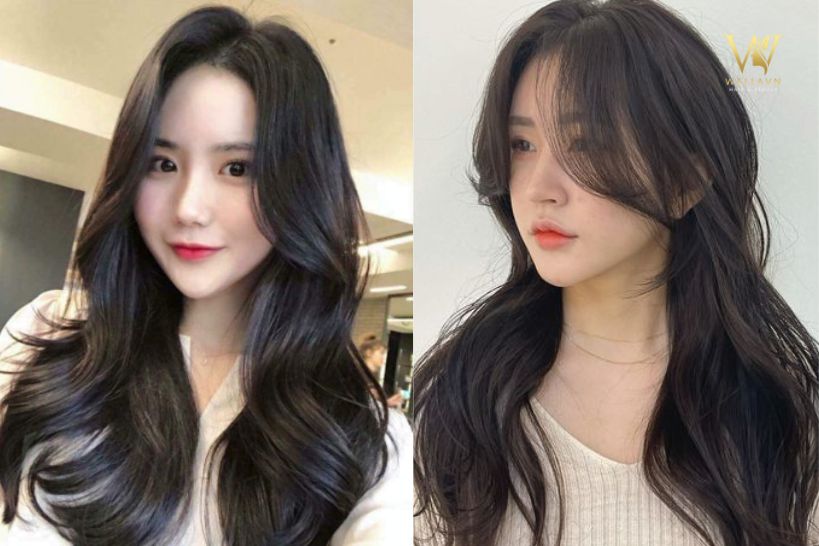 99+ Kiểu Tóc Mái Bay Cho Mặt Vuông Che Khuyết Điểm HOT Kiểu tóc mái bay layer Hàn Quốc trẻ trung xinh đẹp