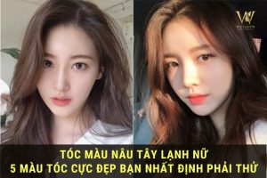 Tóc màu nâu tây lạnh nữ