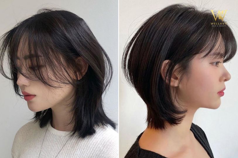 Kiểu tóc mullet layer mái bay