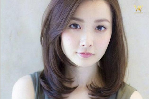 kiểu tóc mullet nữ mặt vuông