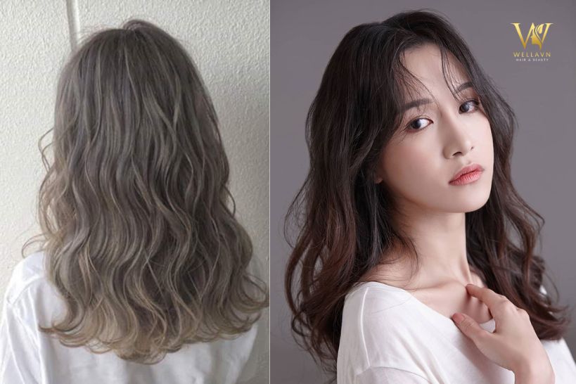 Tóc xoăn sóng nước sành điệu