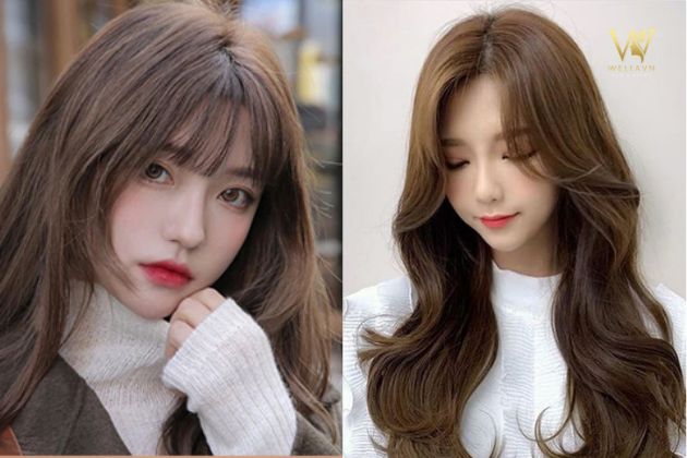 Tóc màu nâu tây lạnh nữ