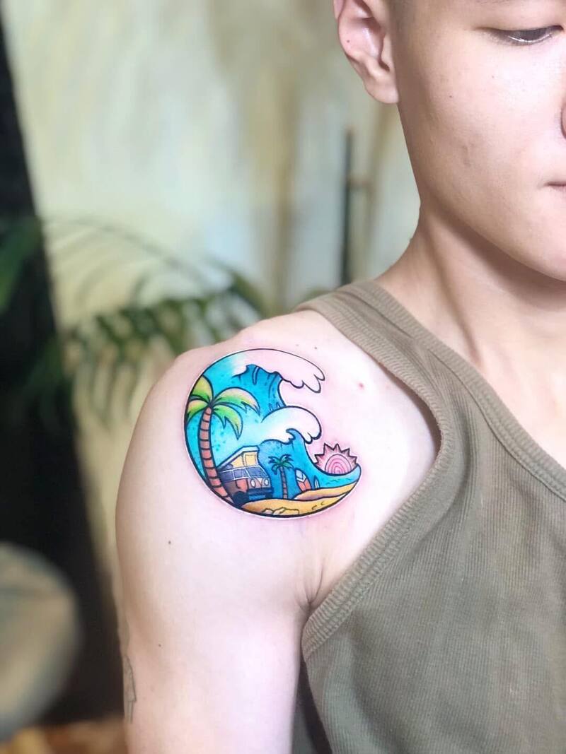 Hình xăm cặp mini