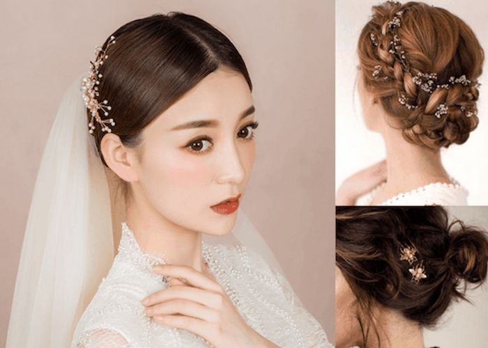 【TUYỂN TẬP】15 Kiểu tóc cô dâu tóc ngang vai | Đố ai chối từ Kiểu Tóc Cô Dâu Tóc Ngang Vai
