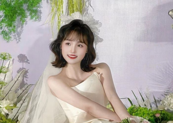 【TUYỂN TẬP】15 Kiểu tóc cô dâu tóc ngang vai | Đố ai chối từ Kiểu Tóc Cô Dâu Tóc Ngang Vai