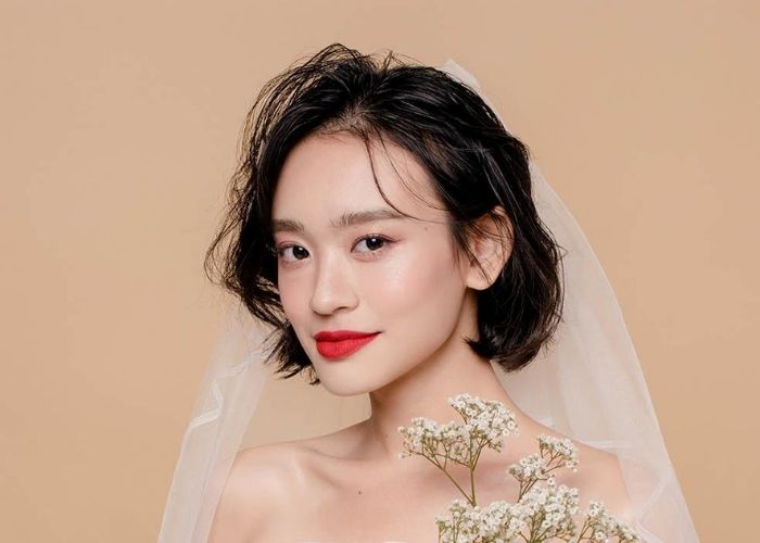 【TUYỂN TẬP】15 Kiểu tóc cô dâu tóc ngang vai | Đố ai chối từ Kiểu Tóc Cô Dâu Tóc Ngang Vai