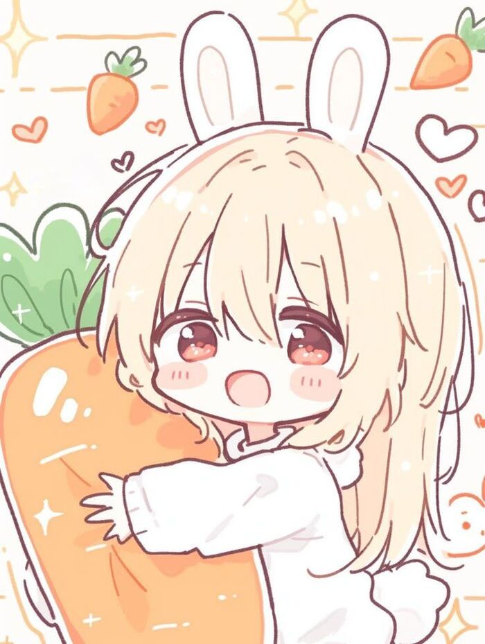 hình vẽ cute đáng yêu con gái