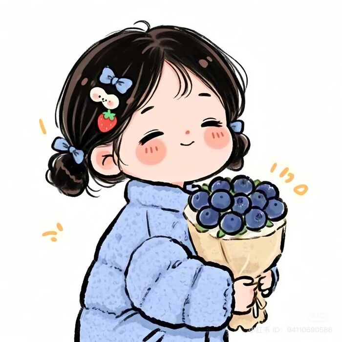 hình vẽ cute đáng yêu con gái
